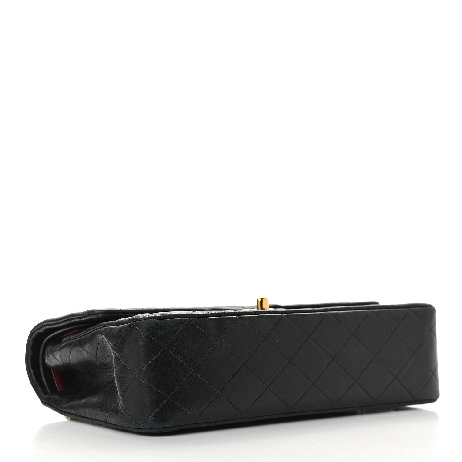 Chanel Lambskin Quilted Medium Double Flap Black 4 of 9