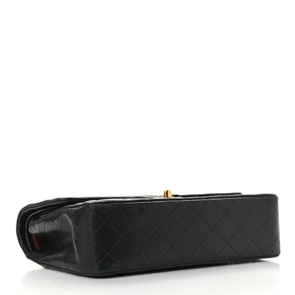 Chanel Lambskin Quilted Medium Double Flap Black 4 of 9
