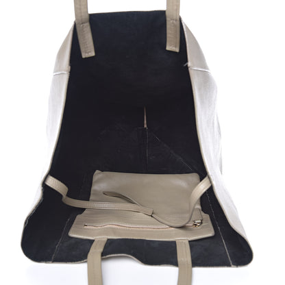 Celine Grained Calfskin Medium Horizontal Cabas Phantom Taupe 5 of 17