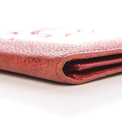 Chanel Caviar Timeless CC Card Holder Wallet Red 10 of 11