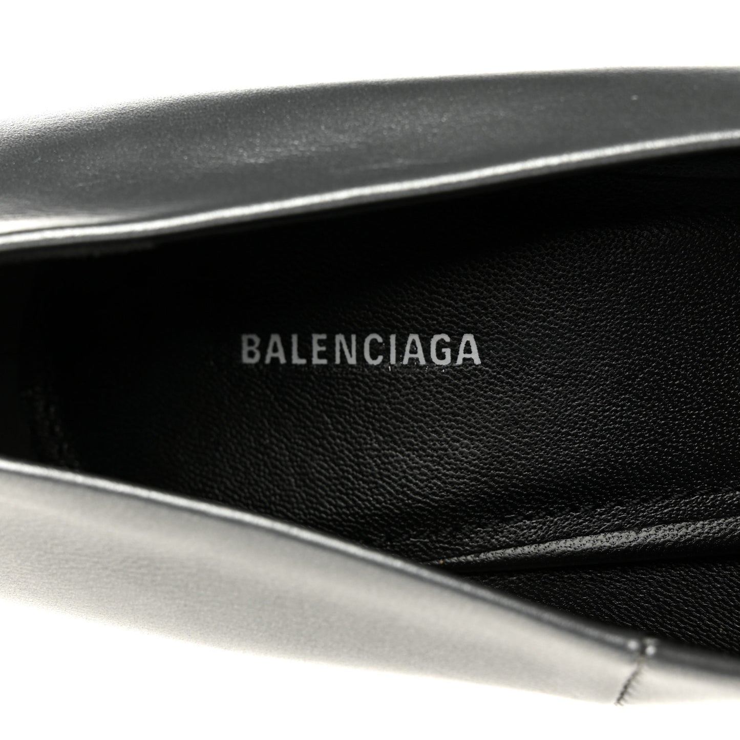 Metallic Nappa Square Knife 80mm Pumps 38.5 Silver