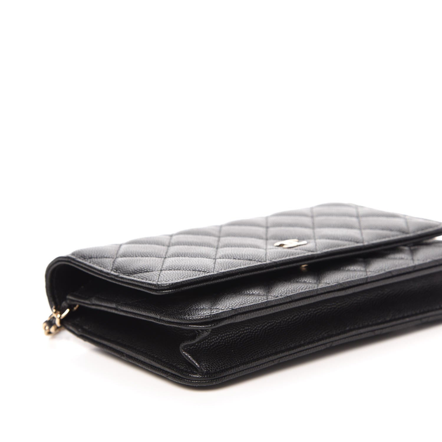 Chanel Caviar Quilted Wallet On Chain WOC Black 6 of 12