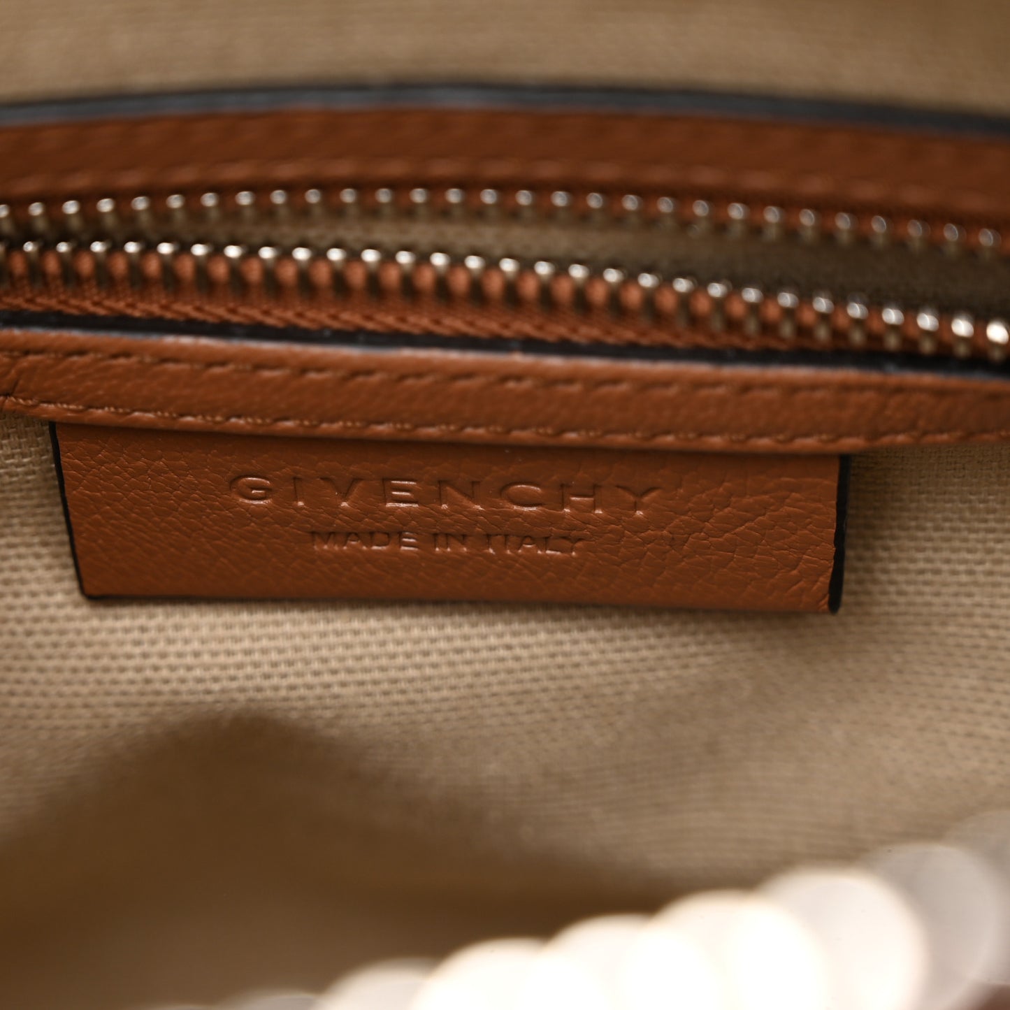 Sugar Goatskin Mini Antigona Caramel