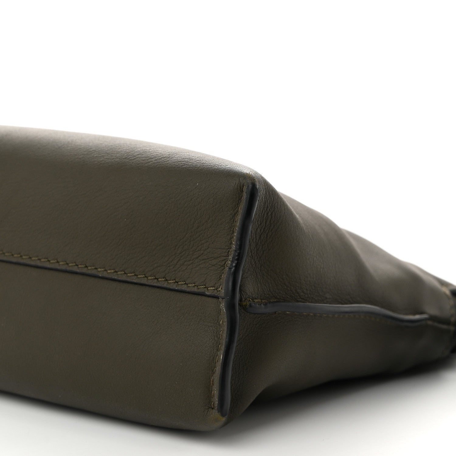 Loewe Calfskin Mini Flamenco Knot Clutch Vintage Khaki 10 of 11