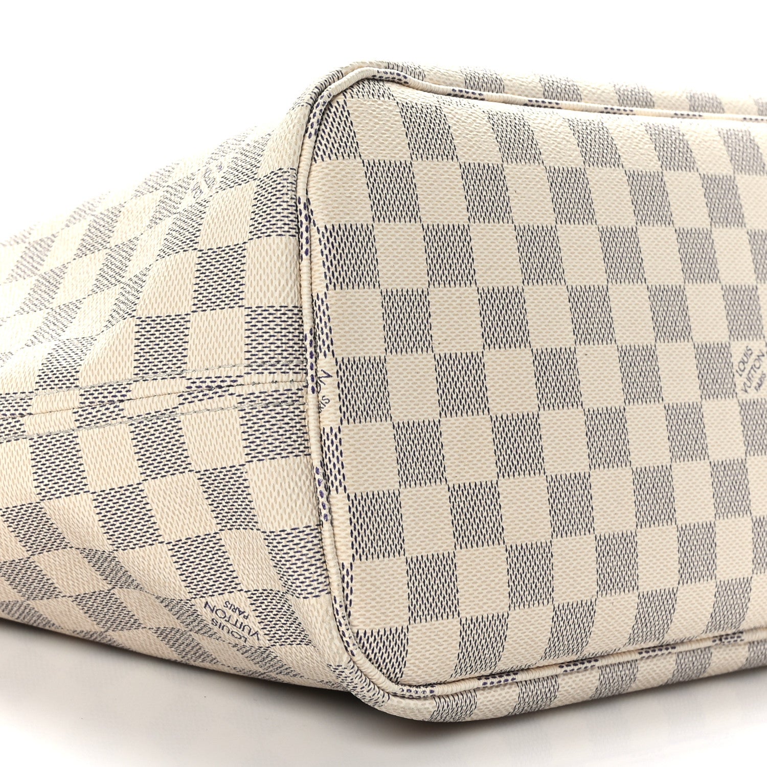 Louis Vuitton Damier Azur Neo Neverfull MM Rose Ballerine 8 of 9