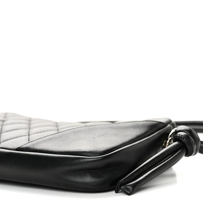 Chanel Calfskin Quilted Cambon Pochette Black 10 of 10