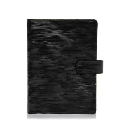 Louis Vuitton Epi Medium Ring Agenda Cover Black 1 of 6