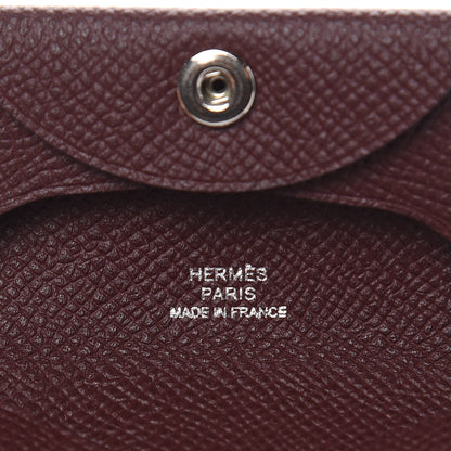 Hermes Epsom Bastia Coin Purse Bordeaux 6 of 7