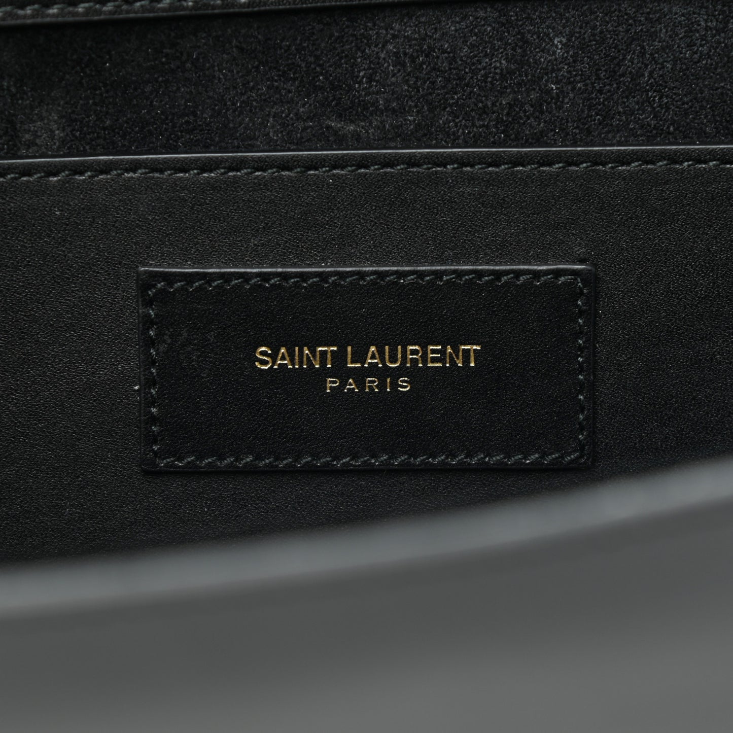 Calfskin Classic Monogram Cassandre Clutch Black