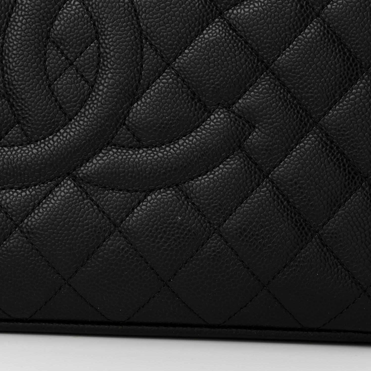 Chanel Caviar Quilted Grand Shopping Tote GST Black 11 of 12