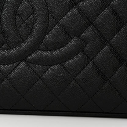 Chanel Caviar Quilted Grand Shopping Tote GST Black 11 of 12