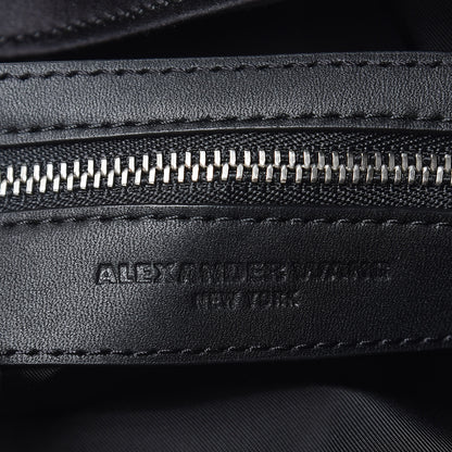 Alexander Wang Satin Attica Chain Bucket Bag Black 7 of 9