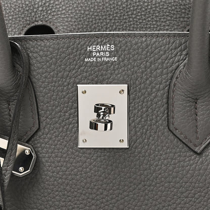 Hermes Togo Birkin 30 Etain 6 of 13