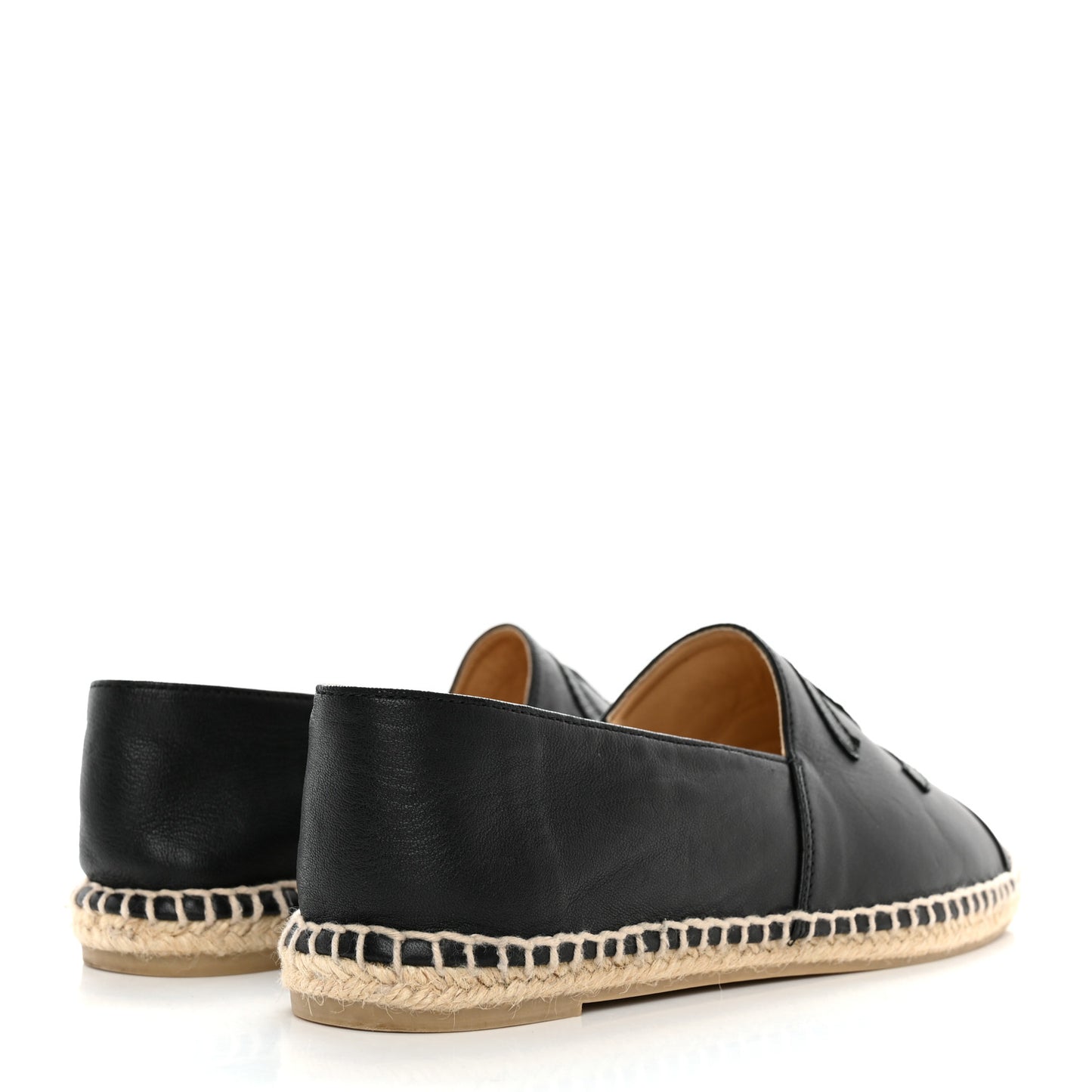 Lambskin CC Espadrilles 40 Black