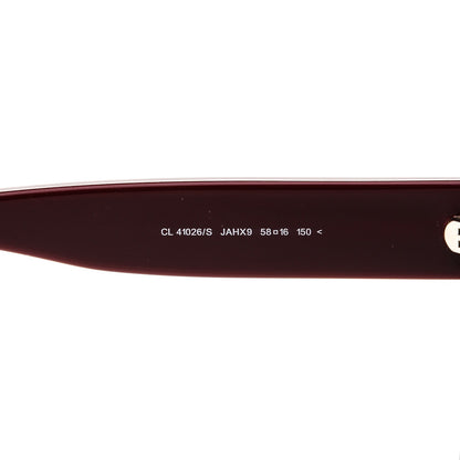 Celine Shadow Sunglasses CL 41026/S Burgundy 6 of 6