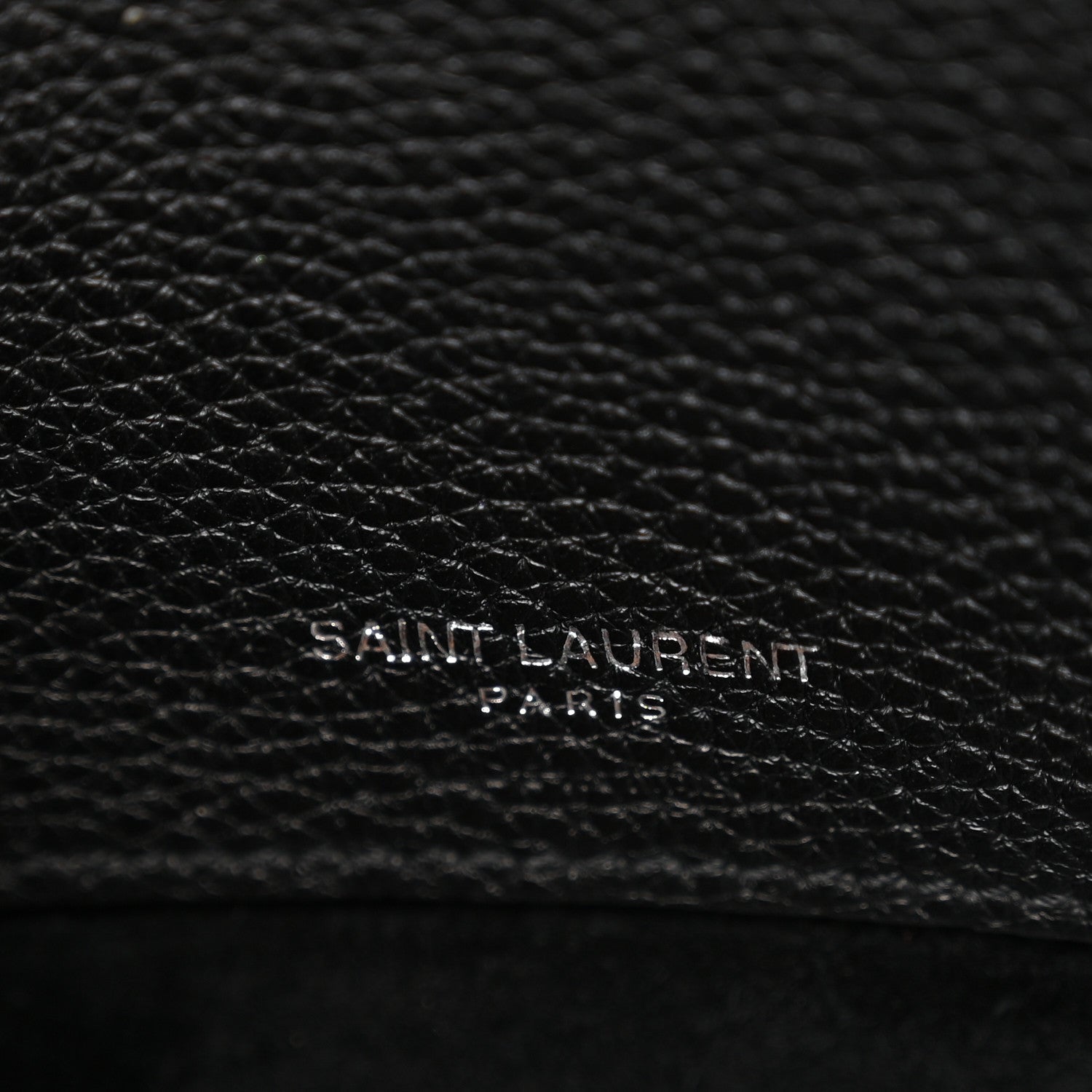 Saint Laurent Grained Calfskin Large Thin Sac De Jour Black 6 of 18