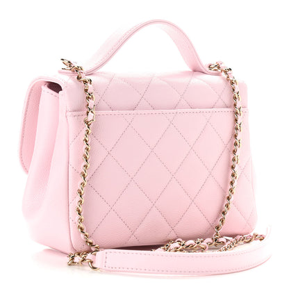 Chanel Caviar Quilted Mini Business Affinity Flap Light Pink 2 of 9