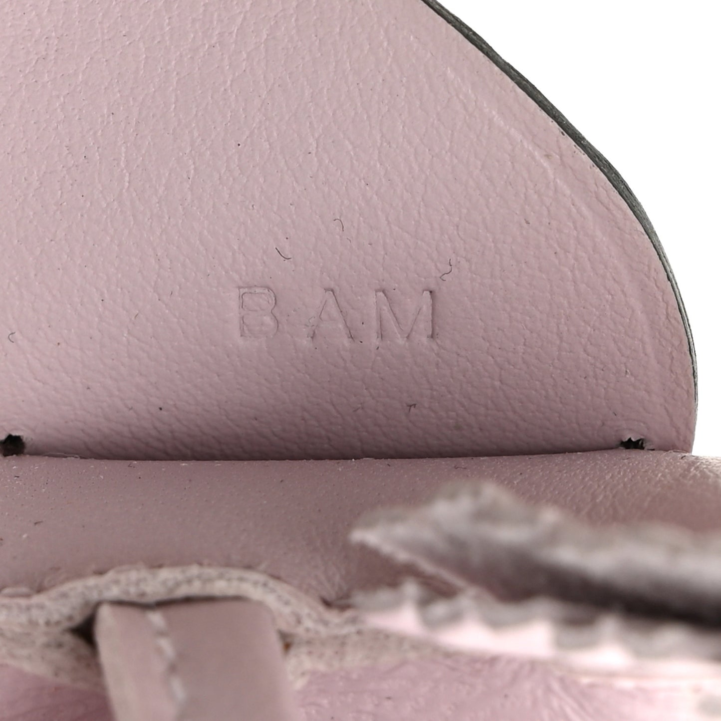 Milo Lambskin Matte Alligator Touch Grigri Rodeo Pegase Horse Bag Charm PM Mauve Pale Ebene
