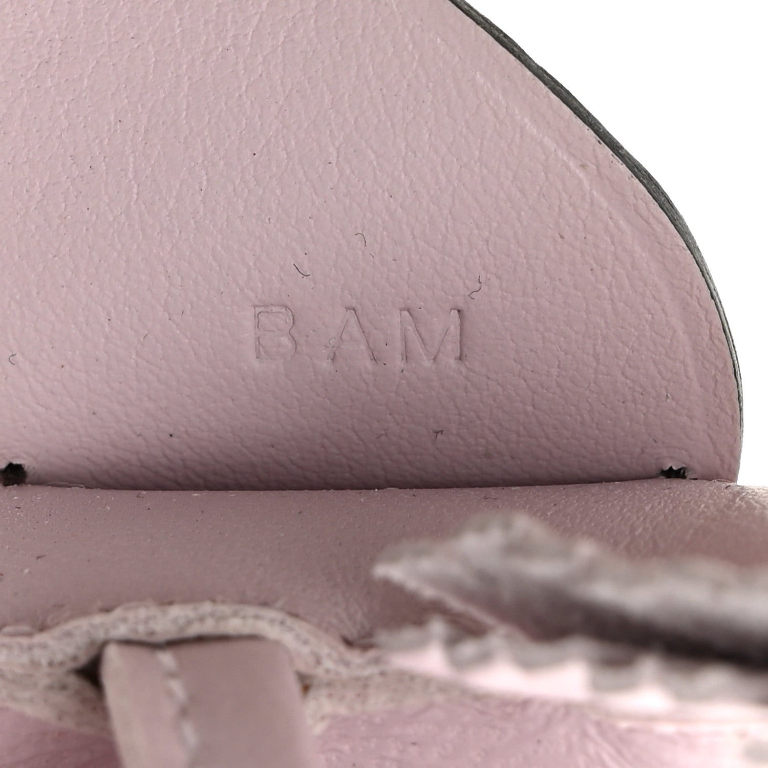 Hermes Milo Lambskin Matte Alligator Touch Grigri Rodeo Pegase Horse Bag Charm PM Mauve Pale Ebene 4 of 7
