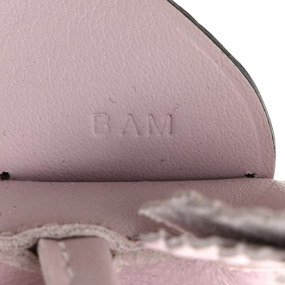 Hermes Milo Lambskin Matte Alligator Touch Grigri Rodeo Pegase Horse Bag Charm PM Mauve Pale Ebene 4 of 7