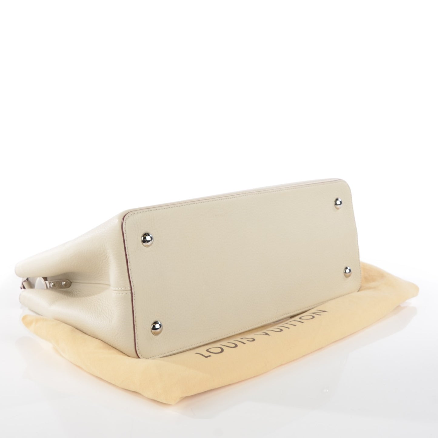 Taurillon Capucines GM Blanc Casse