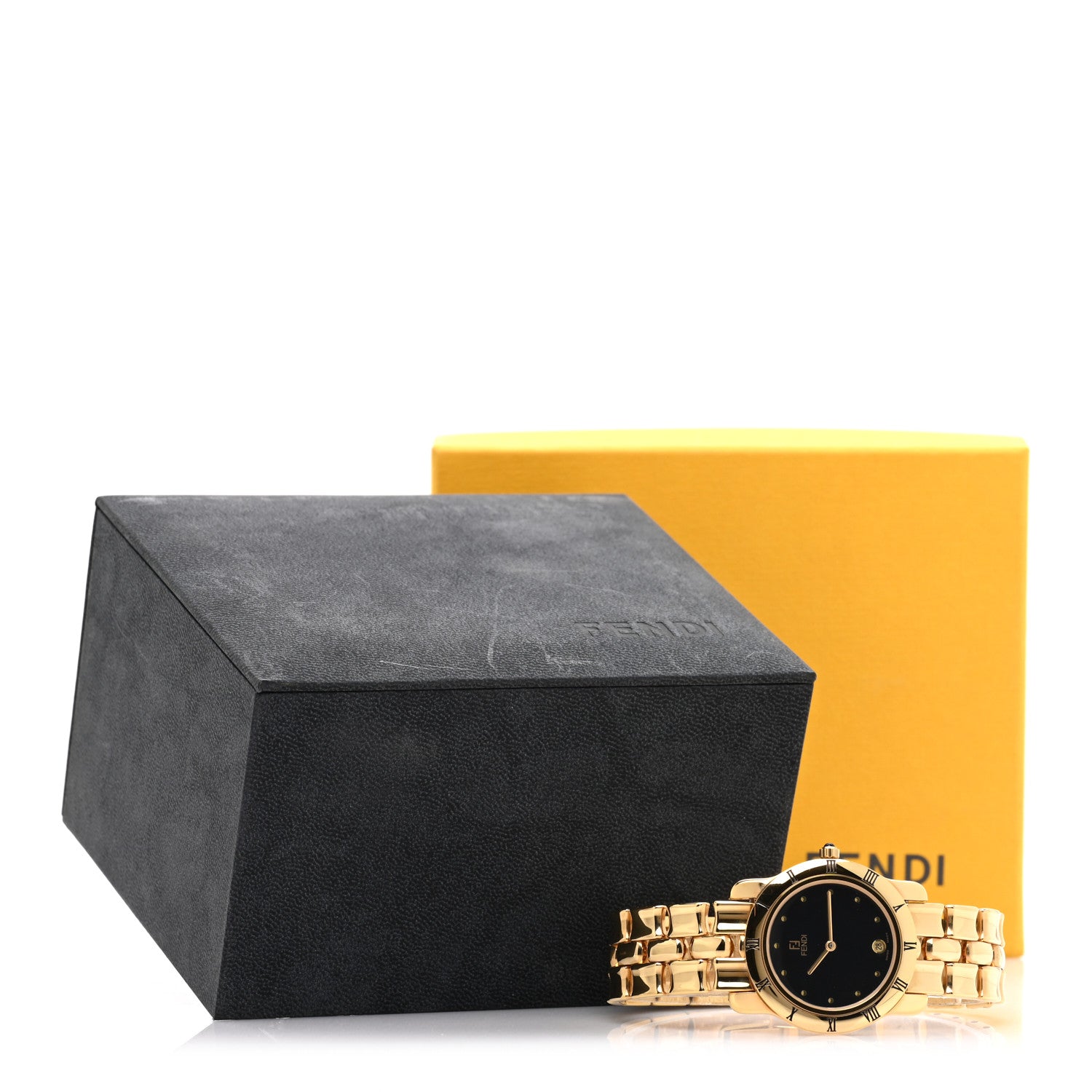 Fendi Stainless Steel 34mm Orologi Quartz Watch Gold 6 of 6