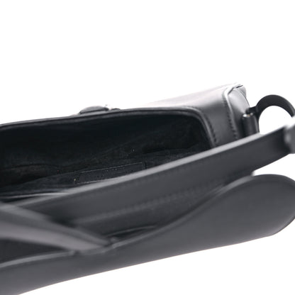 Christian Dior Ultra Matte Calfskin Mini Saddle Bag Black 4 of 8
