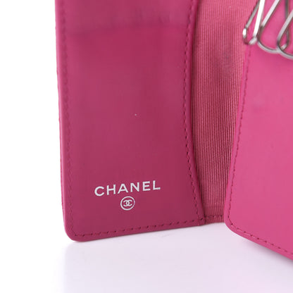 Chanel Caviar Quilted 6 Key Holder Pink 6 of 9
