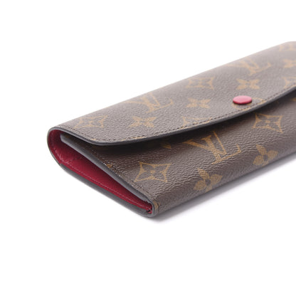 Louis Vuitton Monogram Emilie Wallet Fuchsia 8 of 10