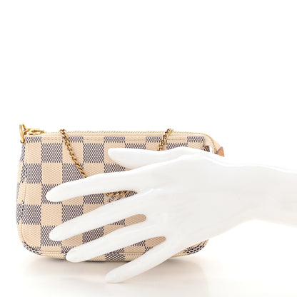 Louis Vuitton Damier Azur Mini Pochette Accessories 2 of 7