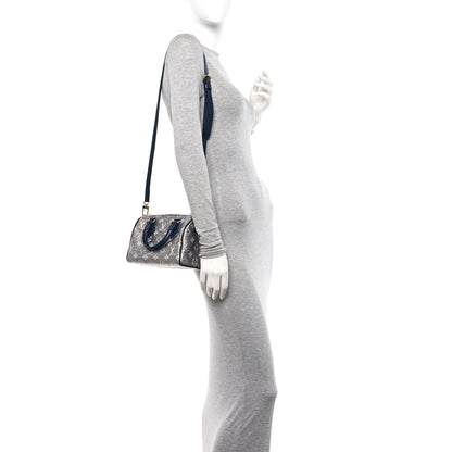 Louis Vuitton Monoglam Speedy Bandouliere 20 Blue 2 of 8