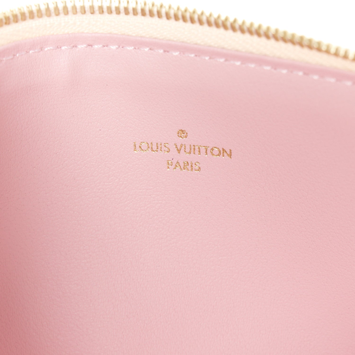 Louis Vuitton Damier Azur Pochette Felicie Chain Wallet Rose Ballerine 10 of 17