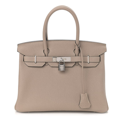 Hermes Togo Birkin 30 Gris Tourterelle 1 of 10
