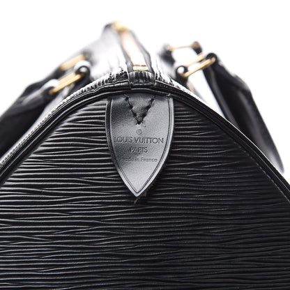 Louis Vuitton Epi Speedy 30 Black 9 of 19
