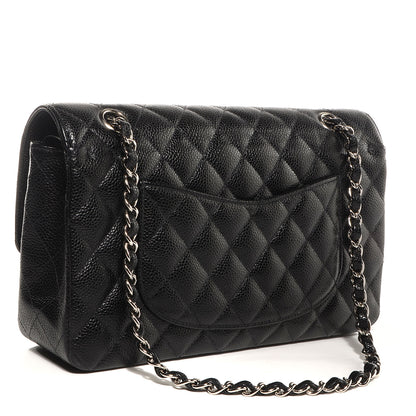 Chanel Caviar Quilted Medium Double Flap Black 3 of 9
