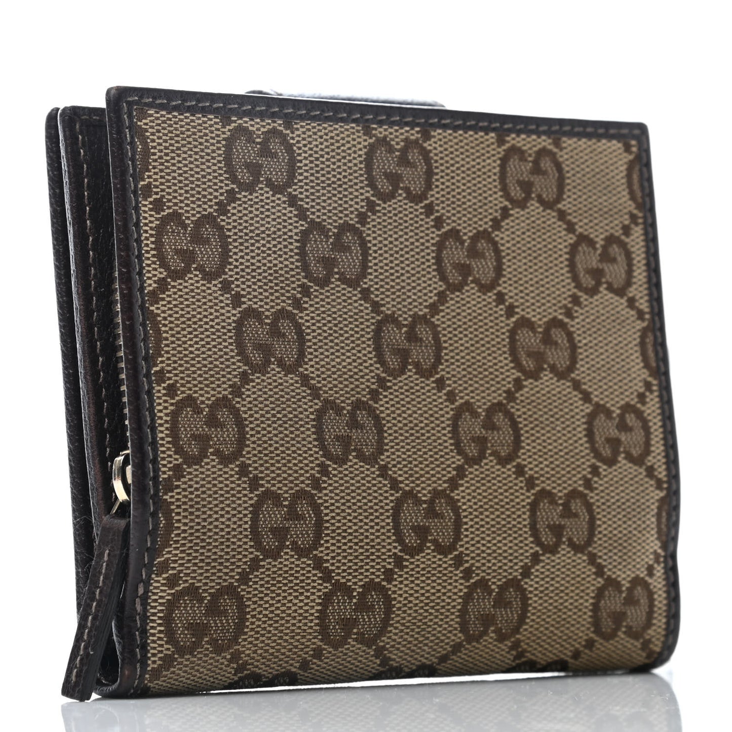 Monogram Abbey Compact Wallet Dark Brown