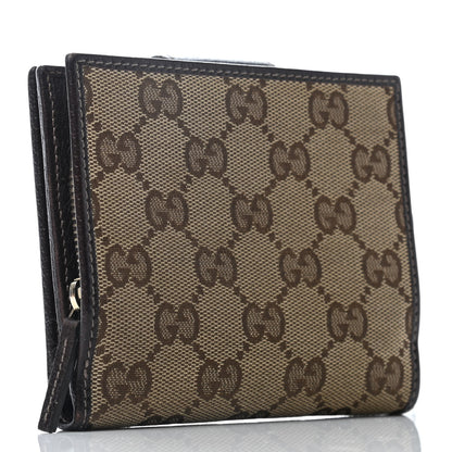 Gucci Monogram Abbey Compact Wallet Dark Brown 2 of 8