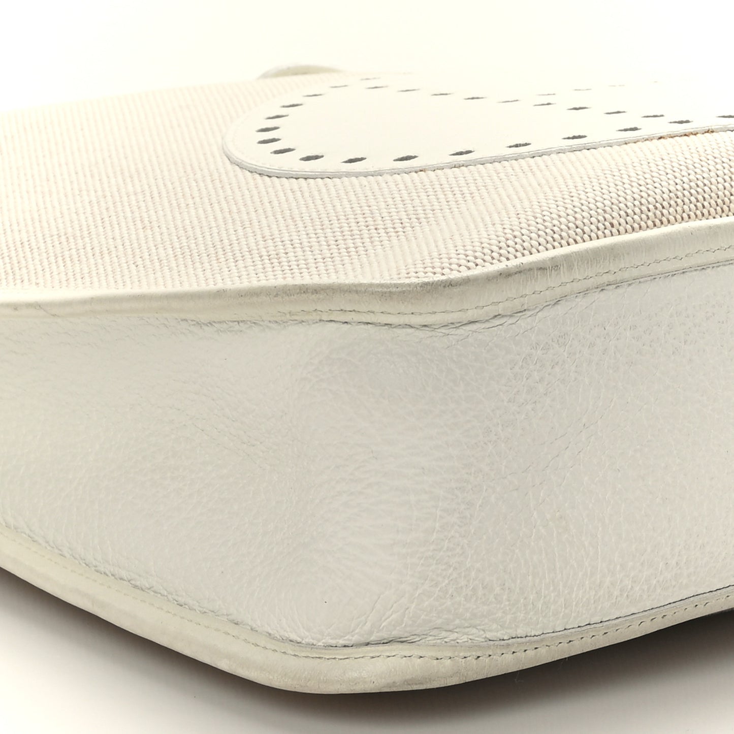 Toile Taurillon Clemence Evelyne PM Blanc White