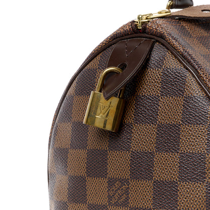 Louis Vuitton Damier Ebene Speedy 25 9 of 12