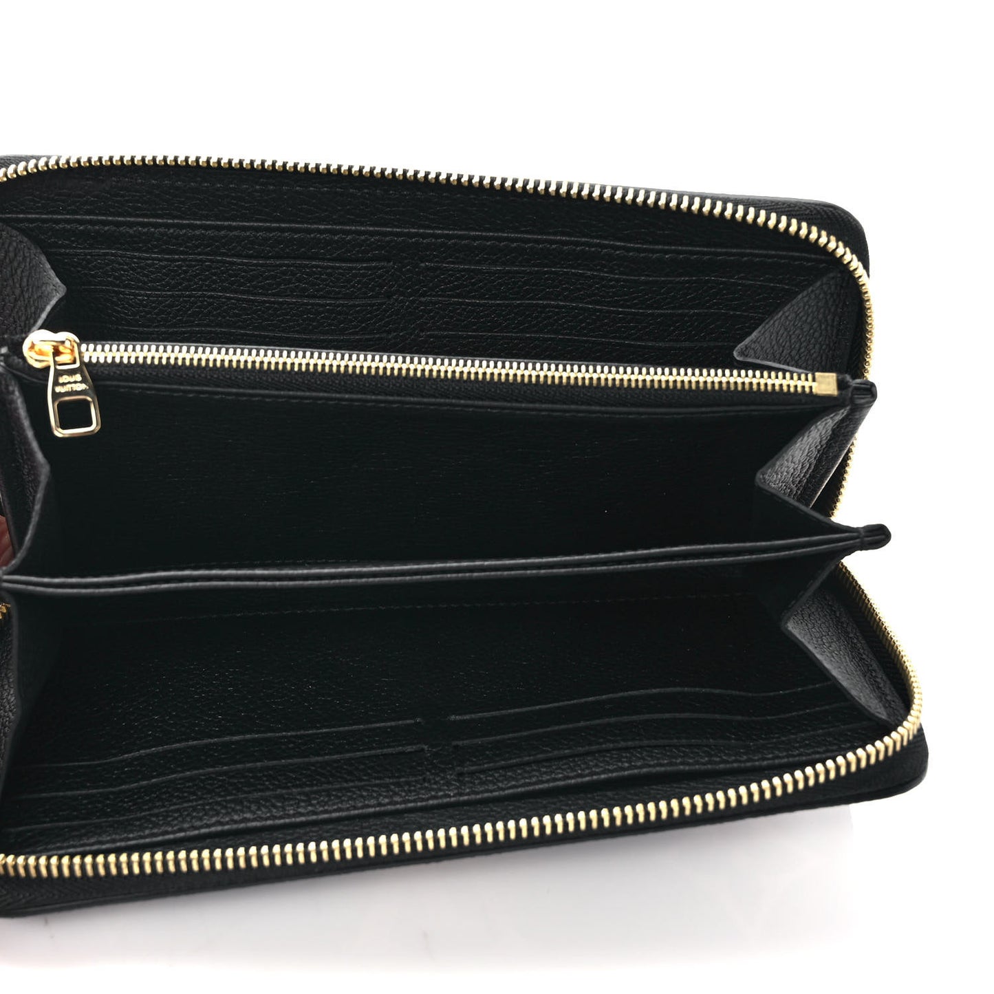 Empreinte Monogram Giant Zippy Wallet Black Beige