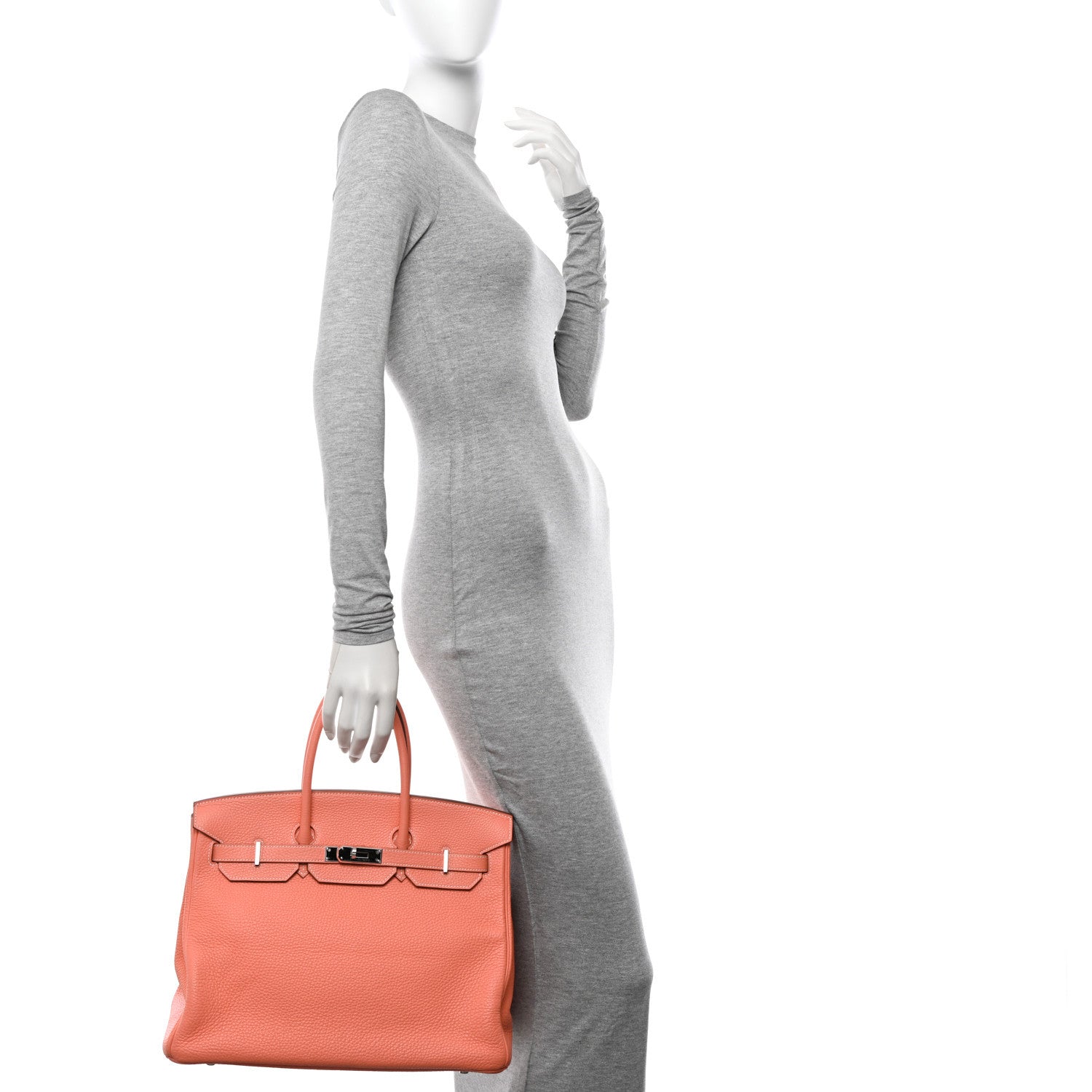 Hermes Togo Birkin 35 Crevette 2 of 12