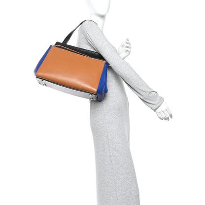 Celine Smooth Calfskin Medium Tri-Color Edge Shoulder Bag Tan 2 of 12