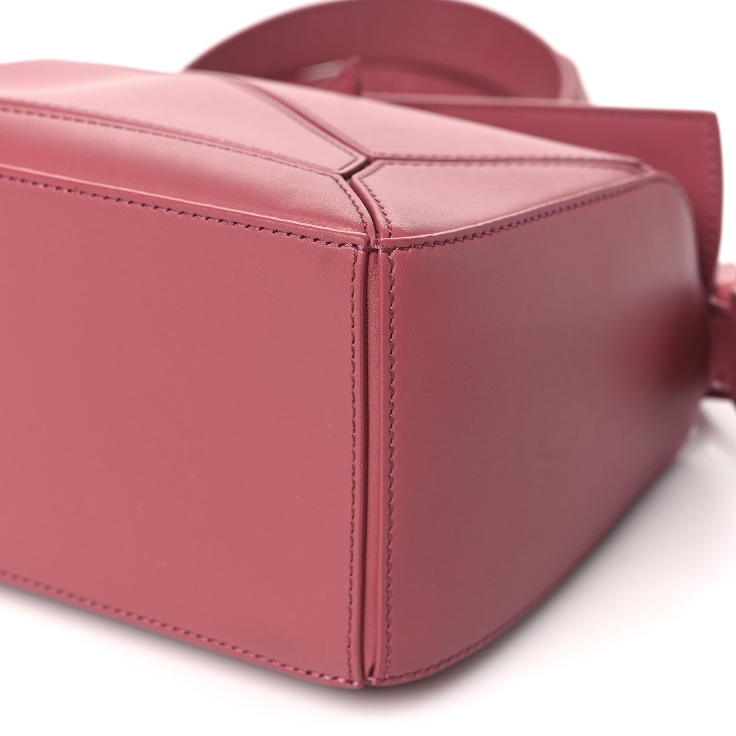 Loewe Satin Calfskin Small Puzzle Bag Plumrose 9 of 10