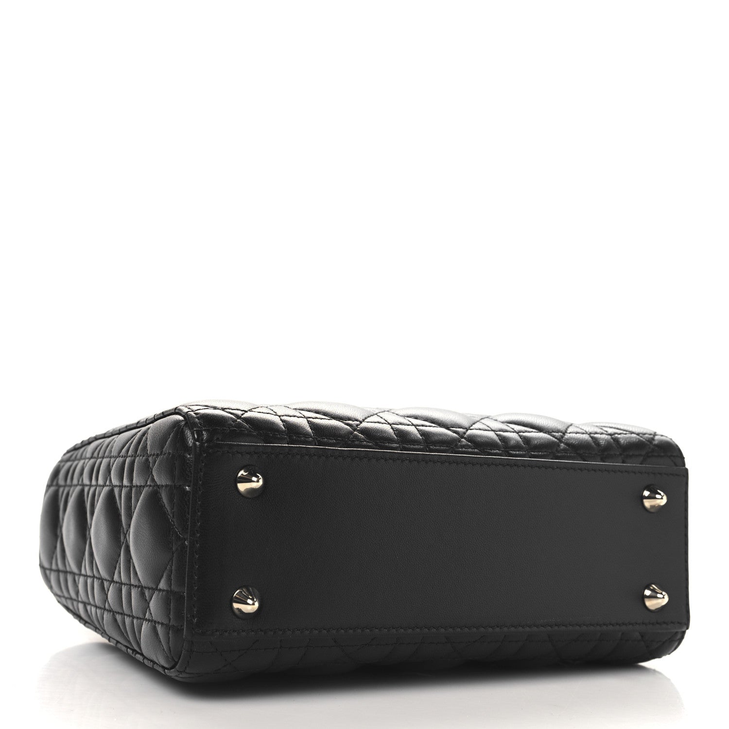 Christian Dior Lambskin Cannage Small My ABCDior Lady Dior Black 4 of 10