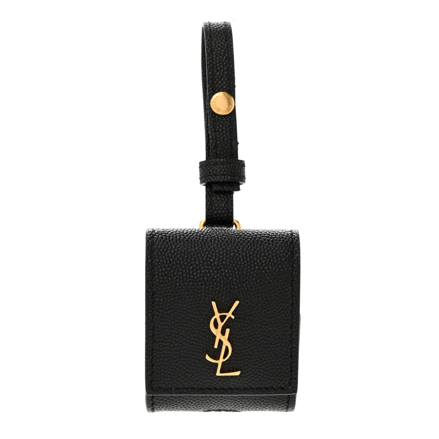 Grain De Poudre Monogram Airpods Case Black
