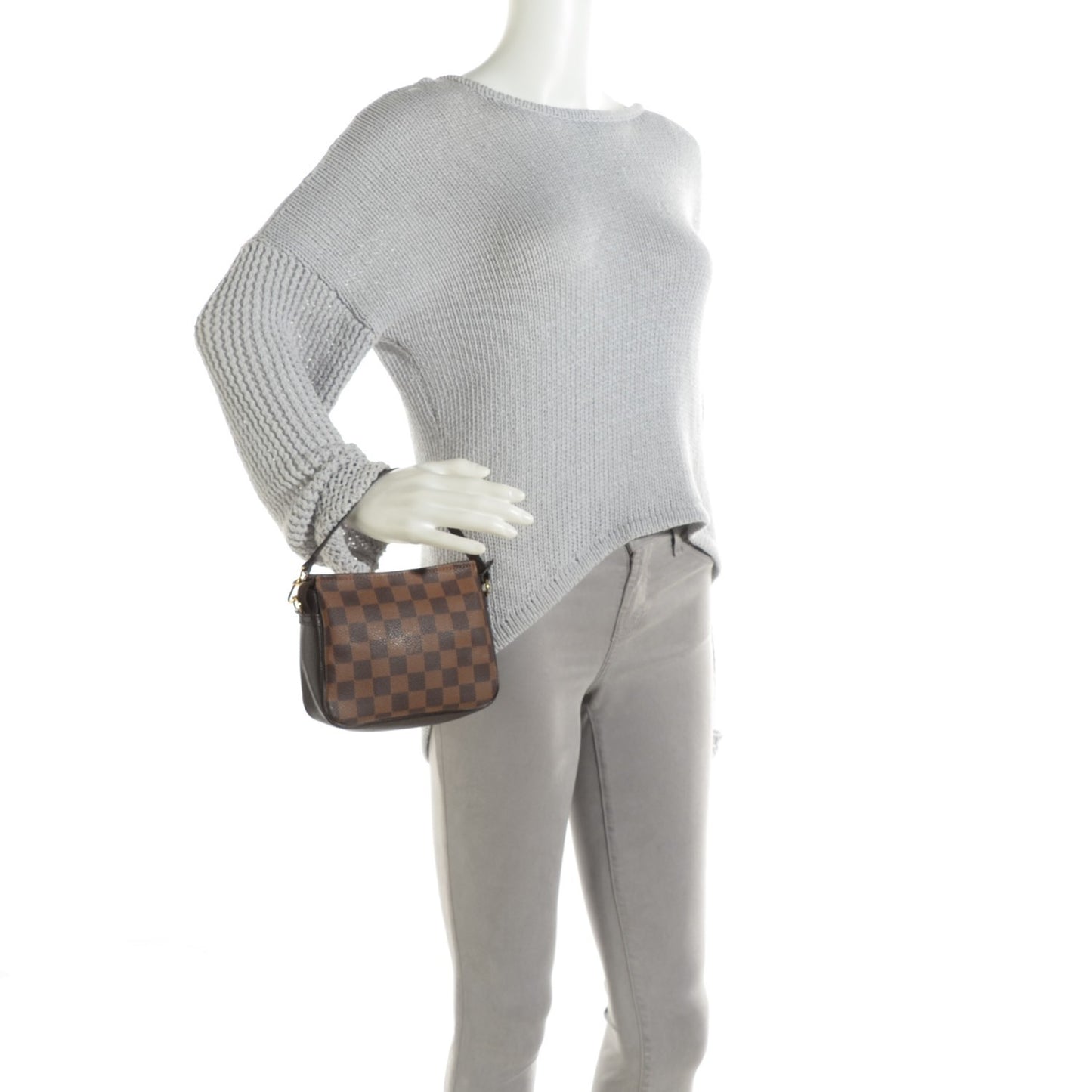 Damier Ebene Trousse Make Up Bag Pochette