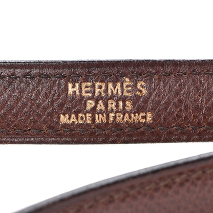 Hermes Courchevel Retourne Kelly 32 Chocolate 31 of 37