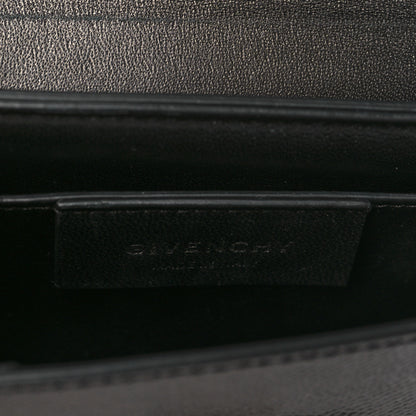 Givenchy Patent Calfskin Bow Cut Chain Wallet Black 5 of 9