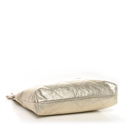 Chanel Metallic Calfskin Quilted Chanel 22 Golden 5 of 11