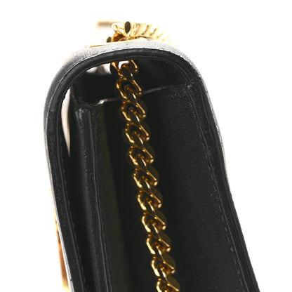 Saint Laurent Smooth Calfskin Medium Classic Monogram Kate Tassel Satchel Black 12 of 16